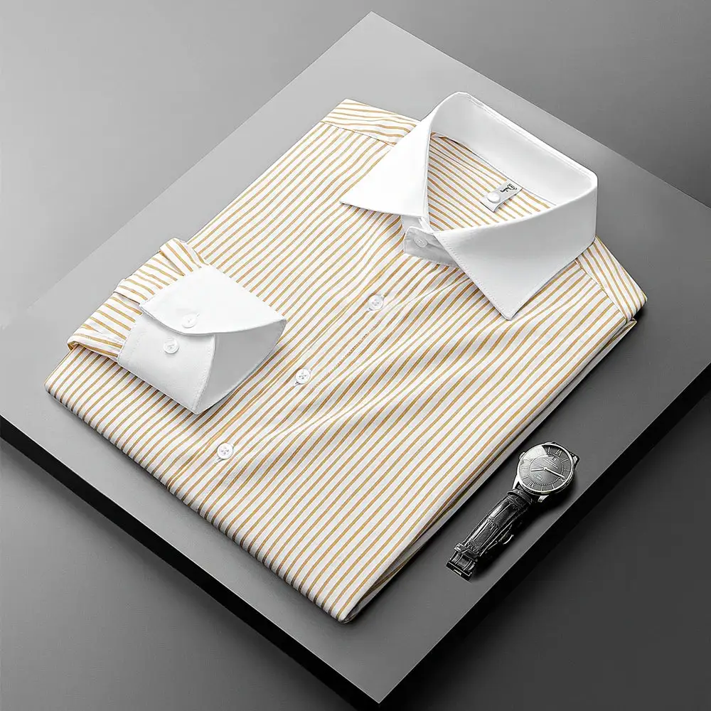 Pinstripe Dress Button Shirt