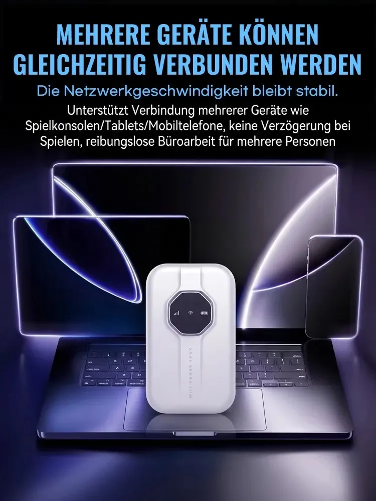 【Global Coverage, Lifetime Free】Unlimited Portable Wi-Fi