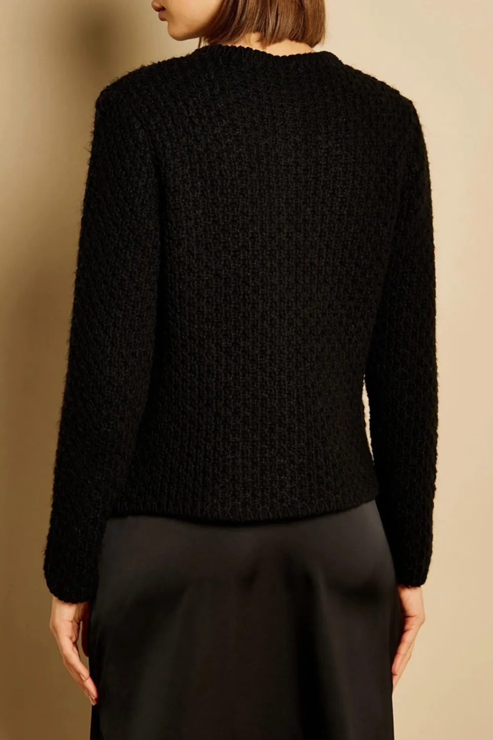 Black Premium Knitted Cardigan