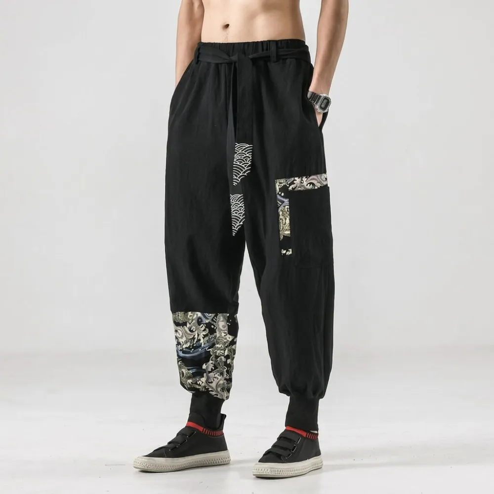 Simple Wrap Waist Pants
