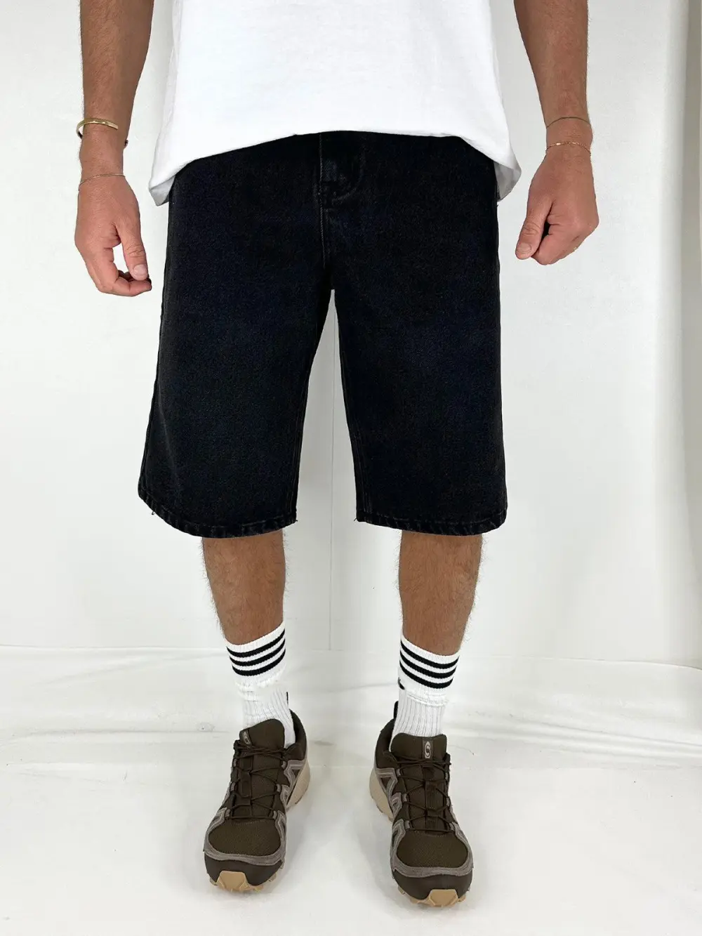 Casual And Daily Comfortable  Daily Black Shorts