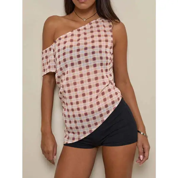 One Shoulder Tank Top