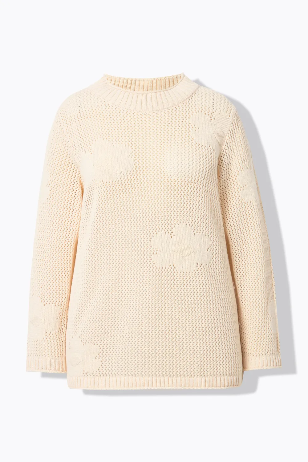 Ribbed Breathable Women's Knitted Sweater