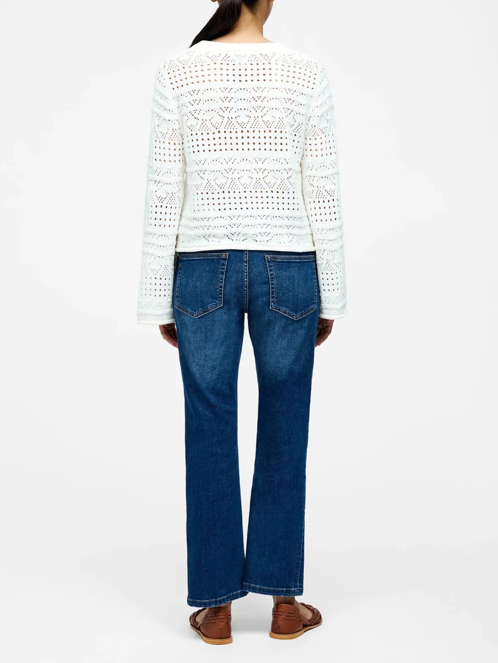 Elegant Art Open Knit Sweater