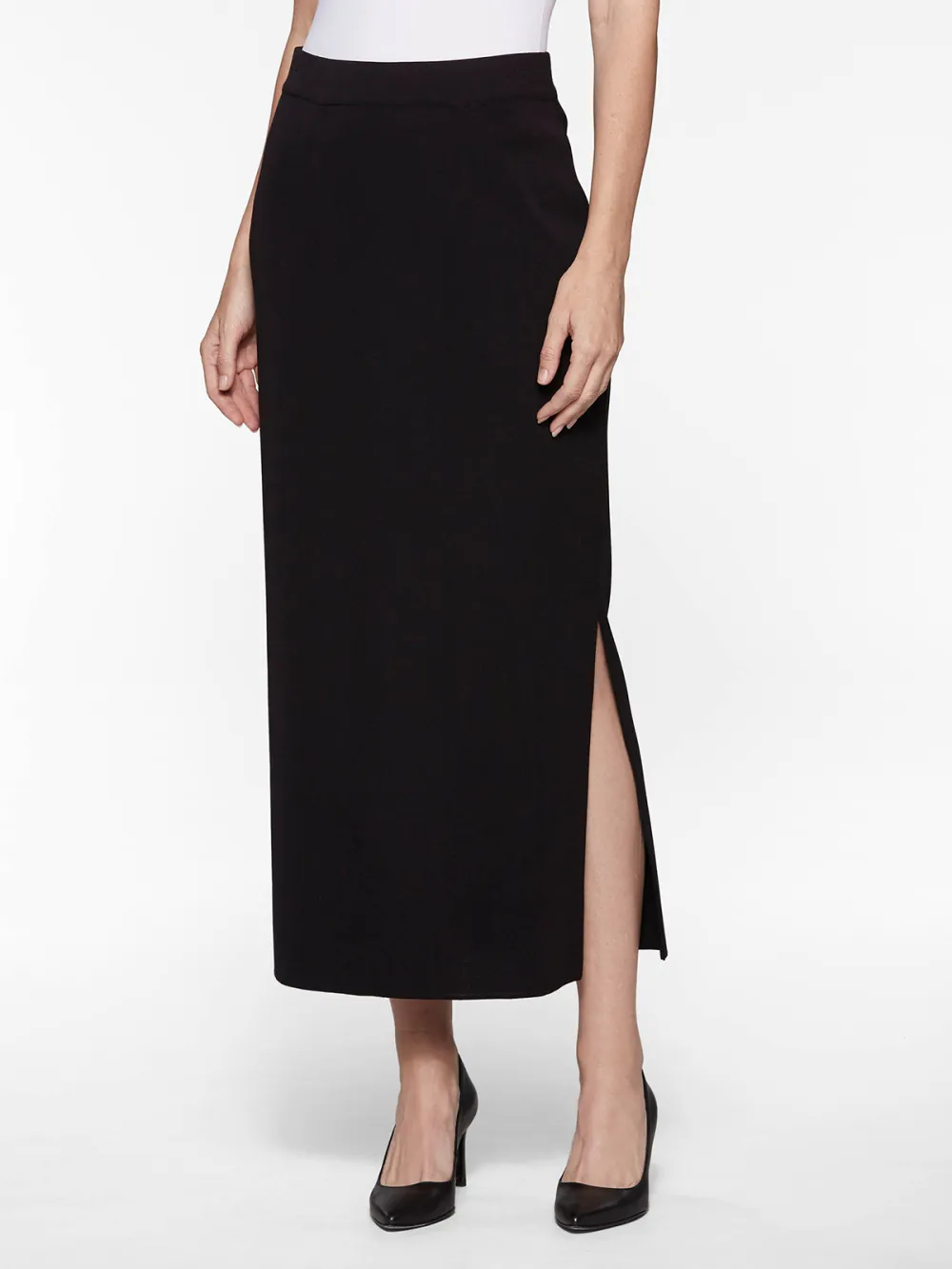 Side Slit Long Skirt