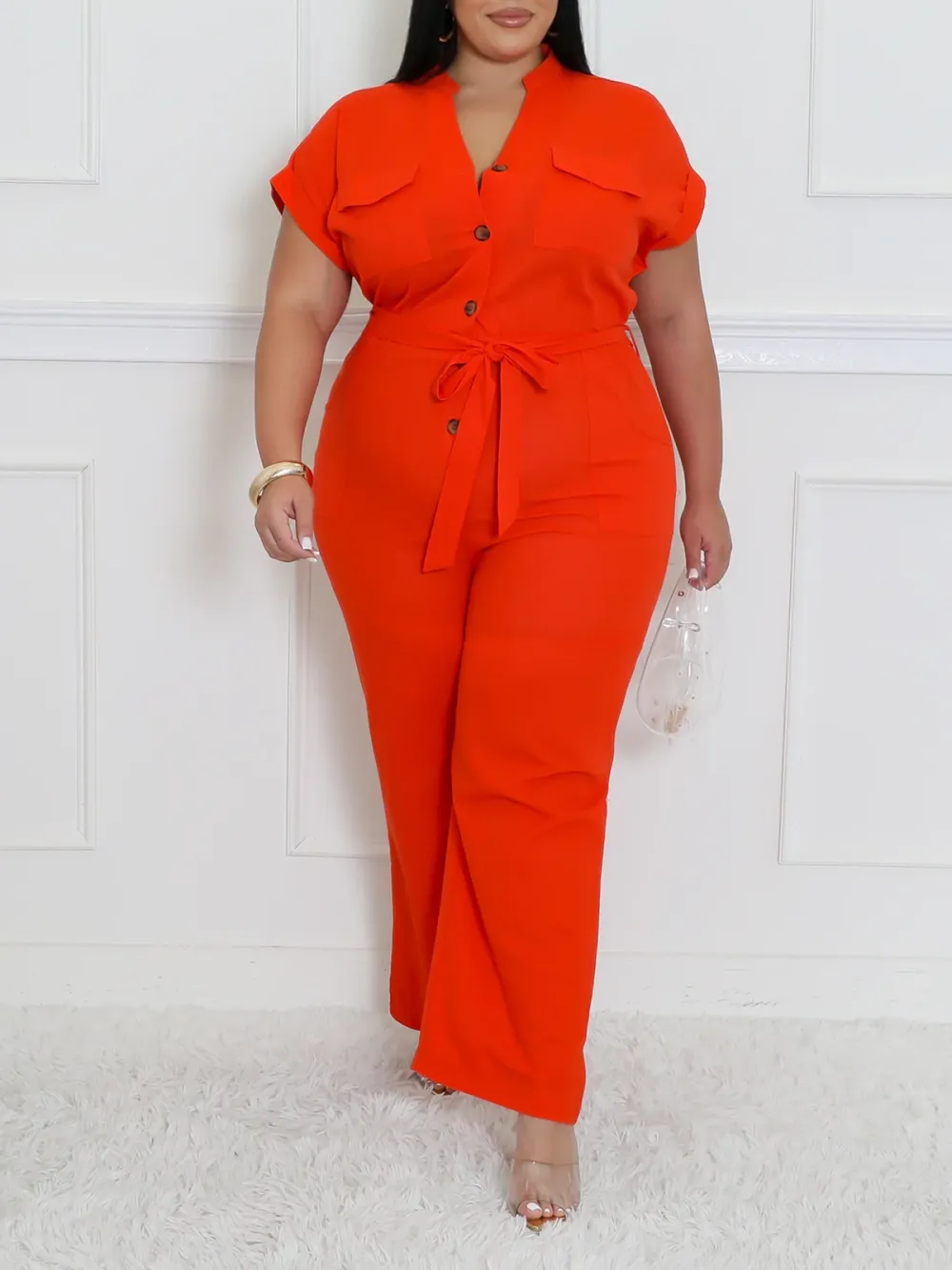 Plus Size Fashion Jumpsuit For Women