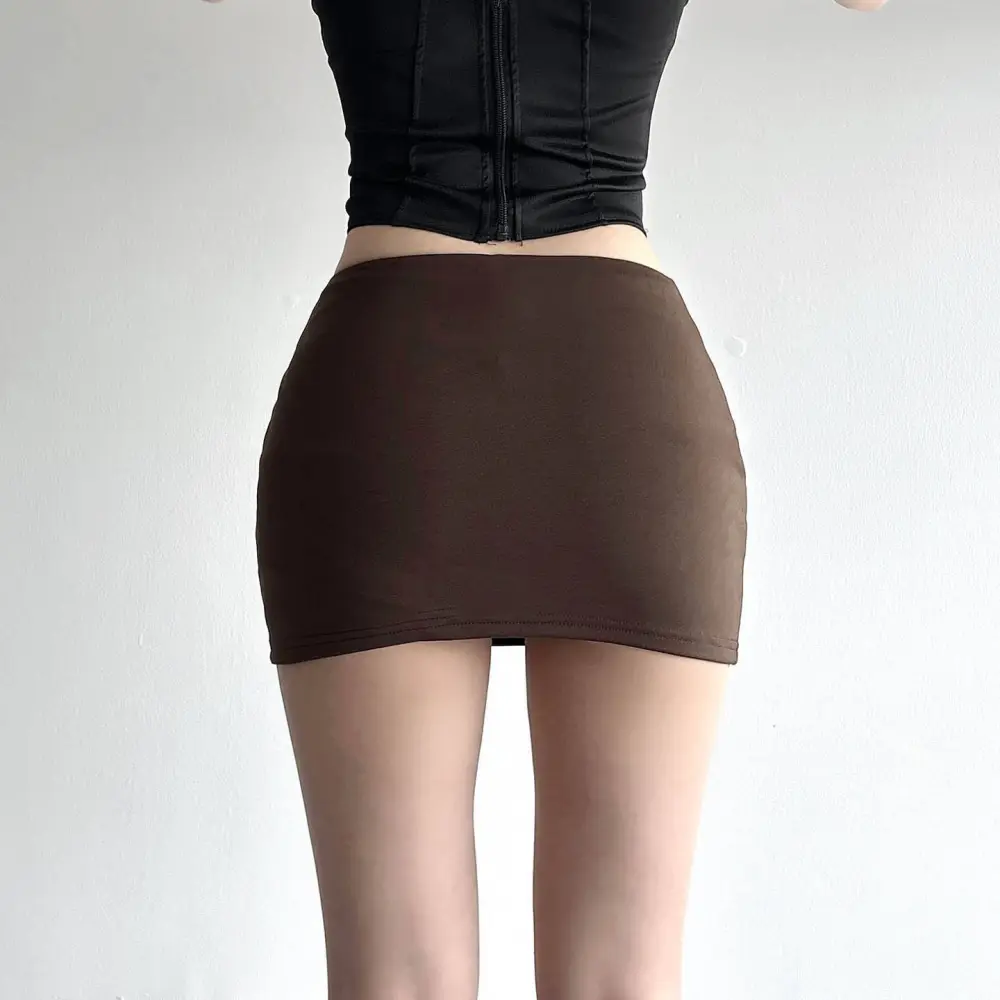 Premium Bodycon Mini Skirt with Built-in Shorts