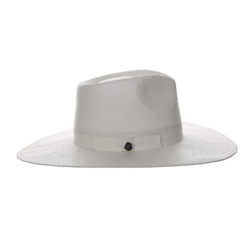 Women’s Wide Brim Straw Fedora Hat