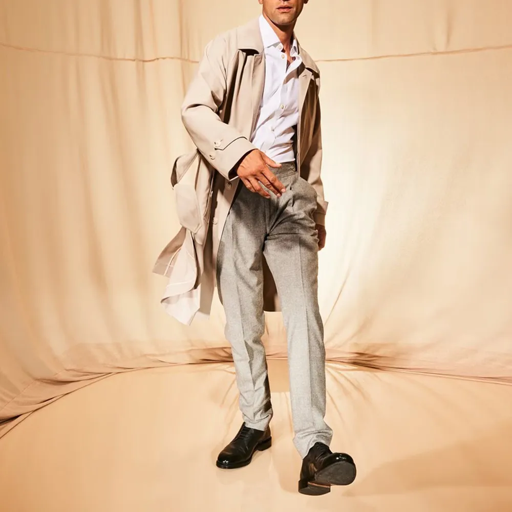 Plain-toe Commuting Style  Derby Shoe
