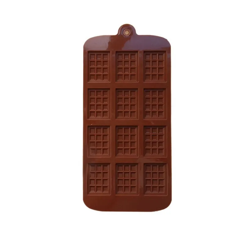 (Store Closing Sale) Chocolate Molds DIY Bakeware Cake Molds High Quality Square Eco-friendly Silicone Mold DIY 1PC Food Grade 12 Cavity Waffle Molds