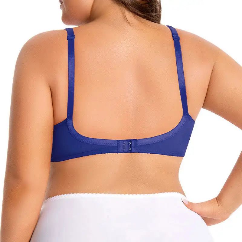 Flower Embroidery Full Coverage Bra