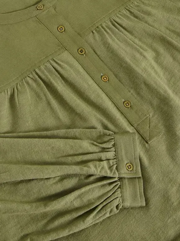 Long Sleeve Mix Shirt