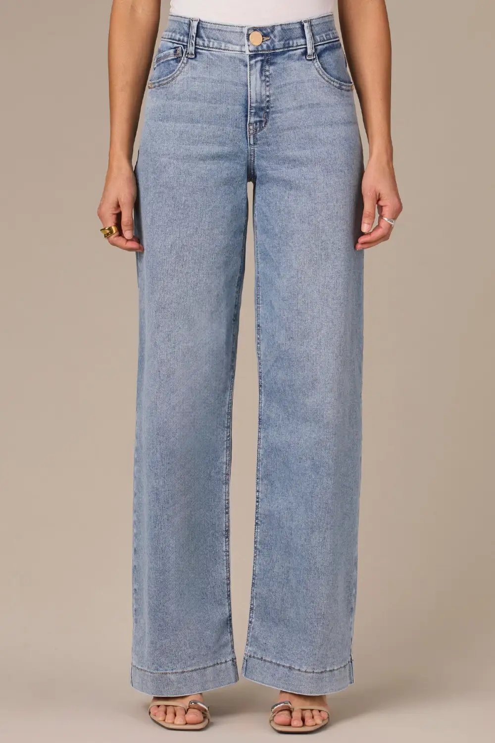 Everyday Petite High Rise Wide Leg Jeans