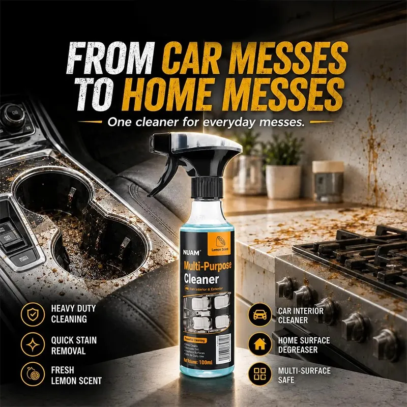 Multi-Purpose Cleaning Spray, Heavy Duty Dual-Action Degreaser & Stain Remover🧽