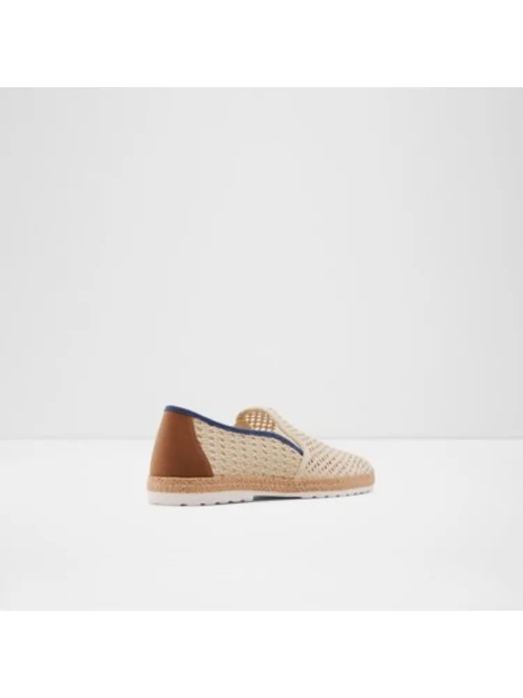 Beige Soft Comfortable Woven Textile Shoes