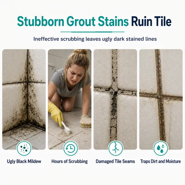 Ceramic tile cleaning agent