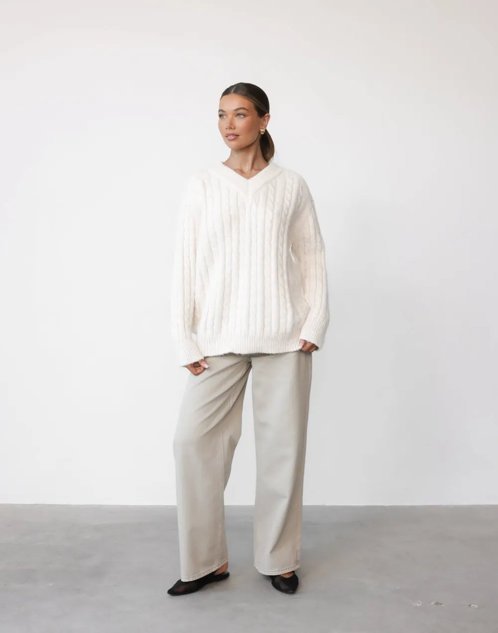 Baely Knit Jumper (Oat)