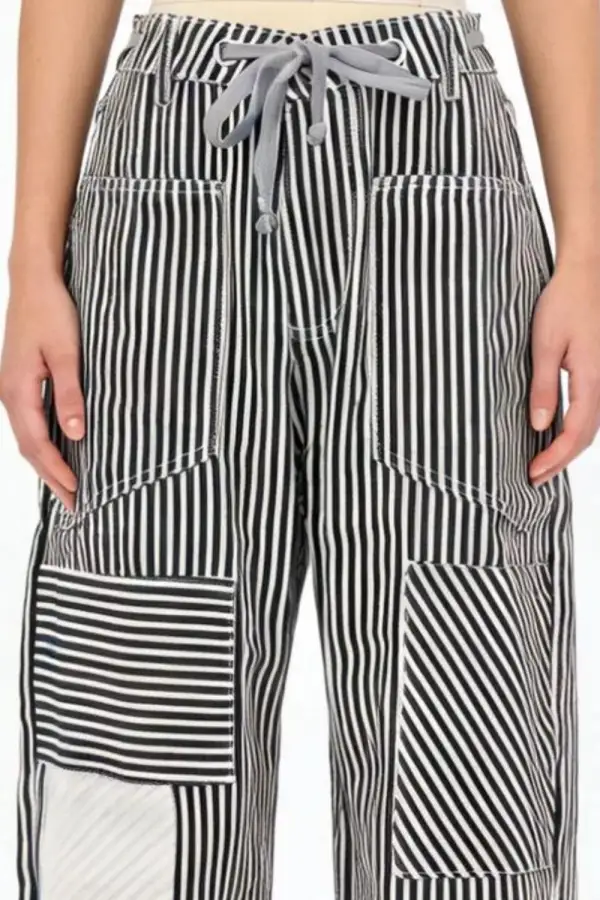 Weekend Striped Wide Leg Pants
