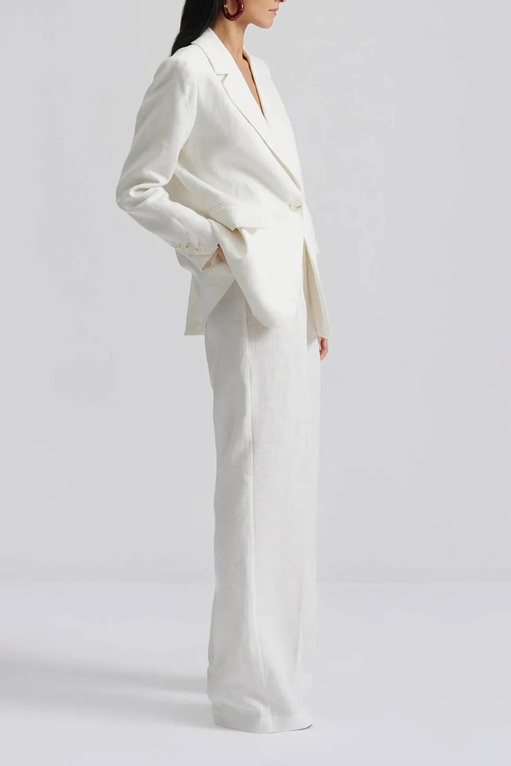Wide Leg Drawstring Trousers