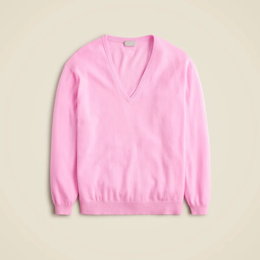 Cashmere Relaxed V-Neck Sweaters