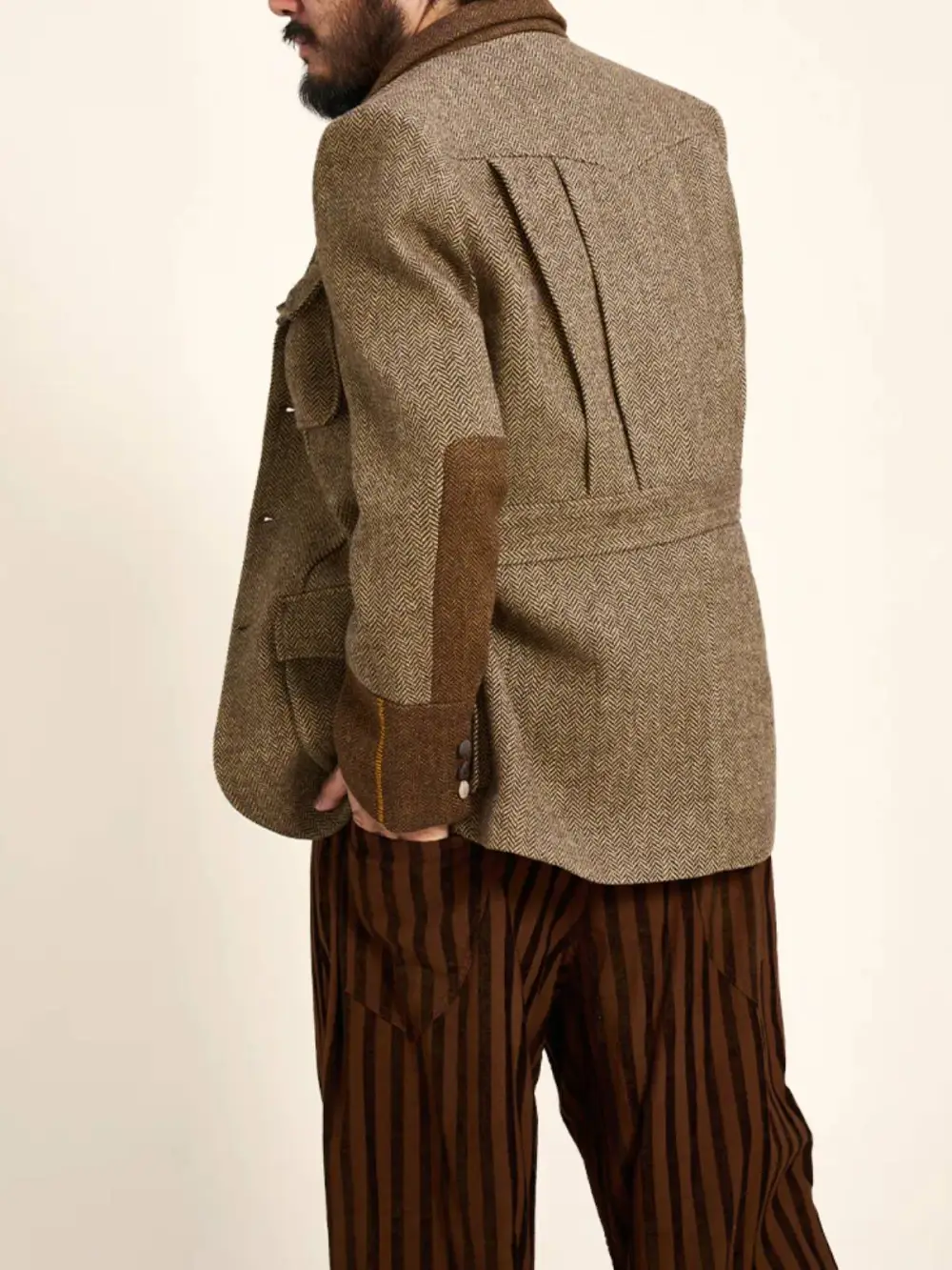 Men'S Fleece Lined Wool Blend Field Jacket