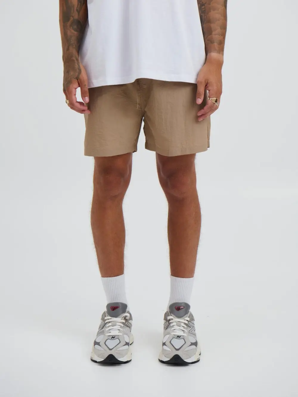 Casual And Comfortable  Tan Shorts