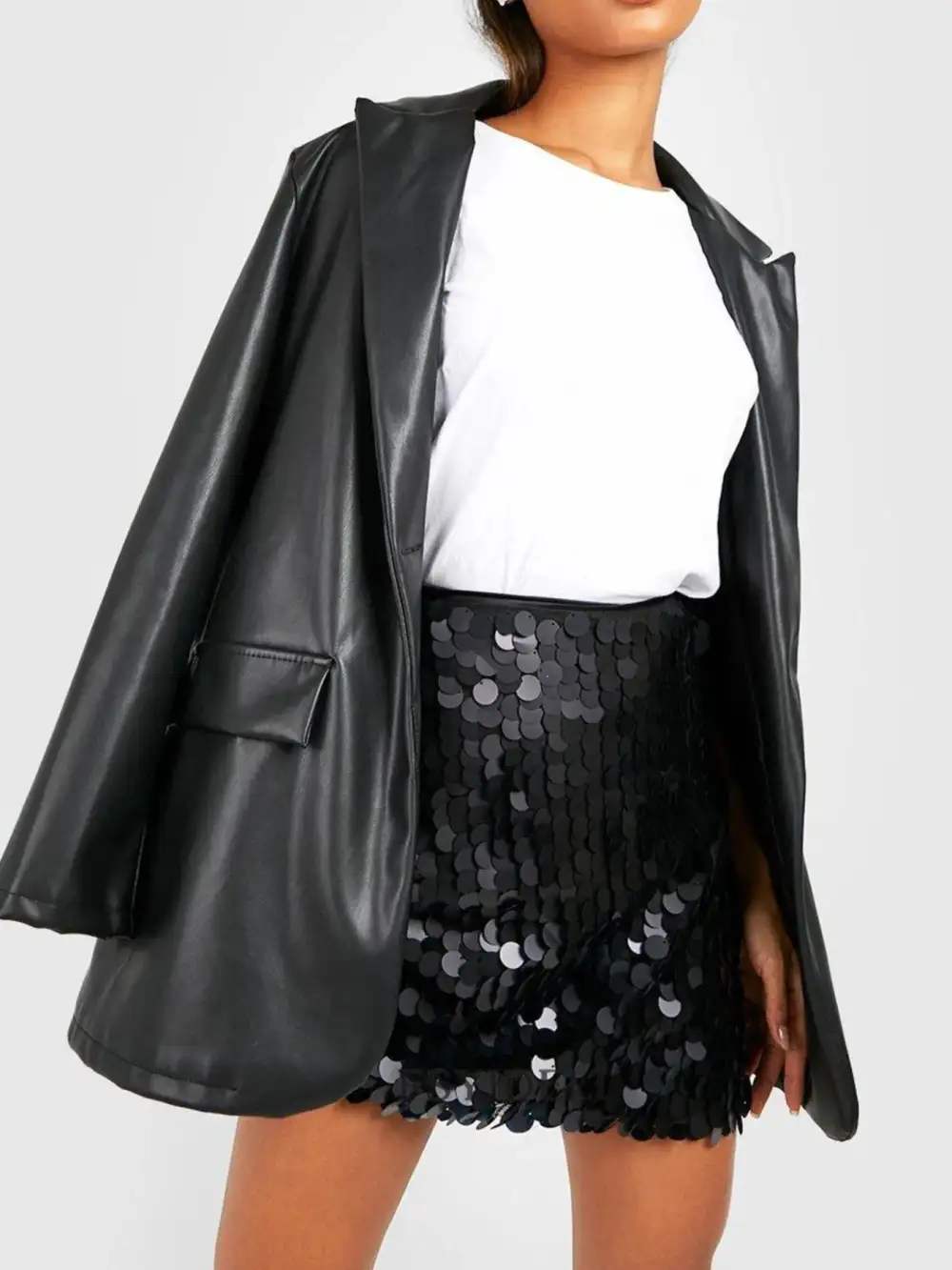 Easygoing Sequin Sequin Mini Skirt