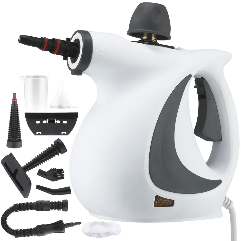 High-Temperature High-Pressure Steam Cleaner, Household Multi-Function Handheld Cleaning Machine, 12-Piece Set