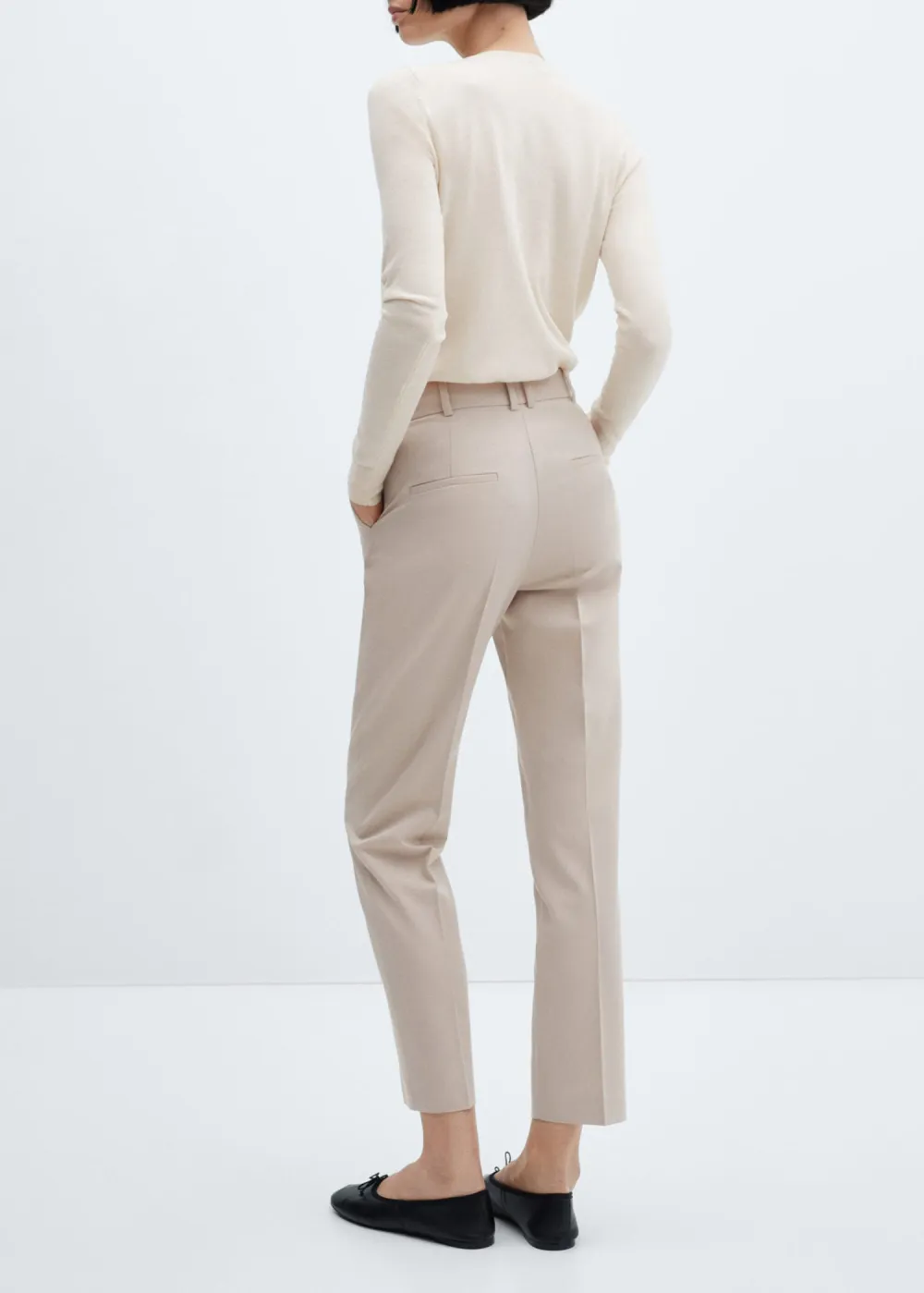 Straight suit pants