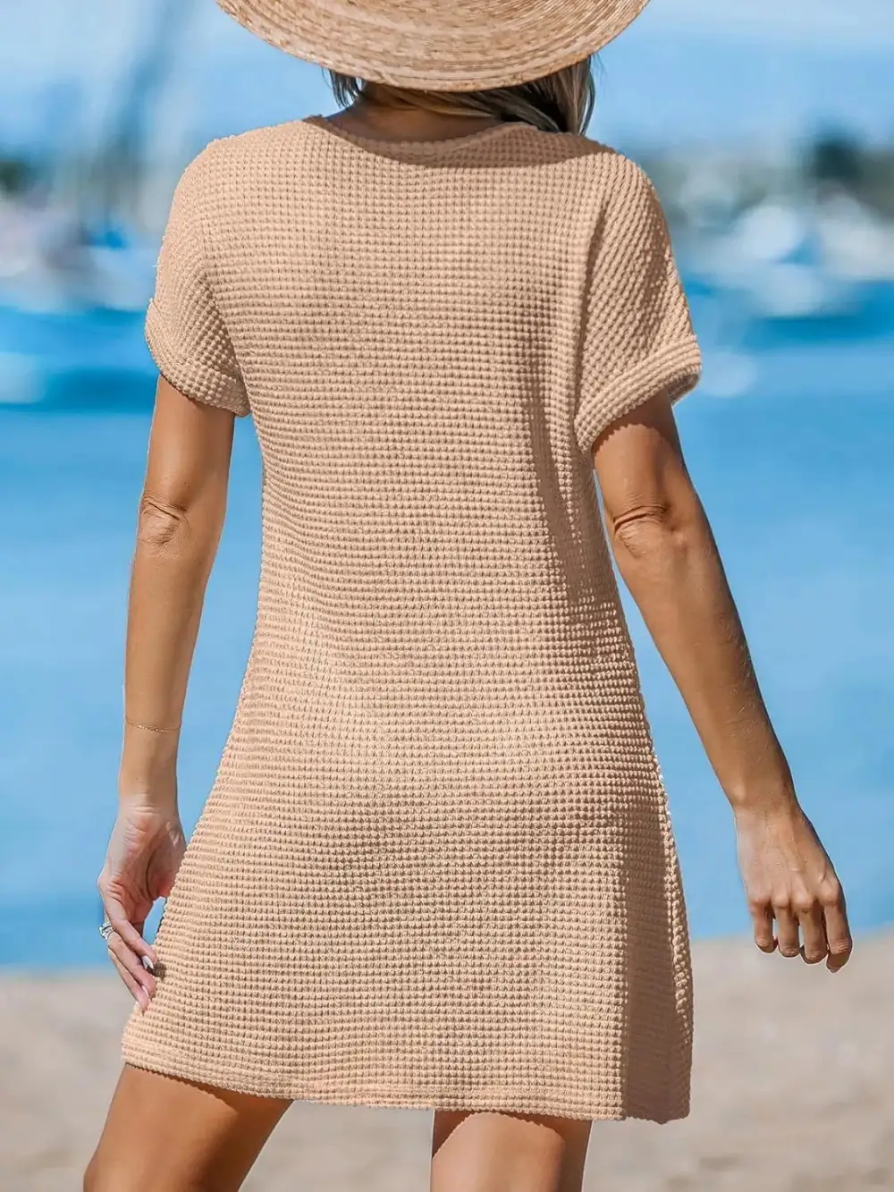 Polished Soft A-Line Midi Dress