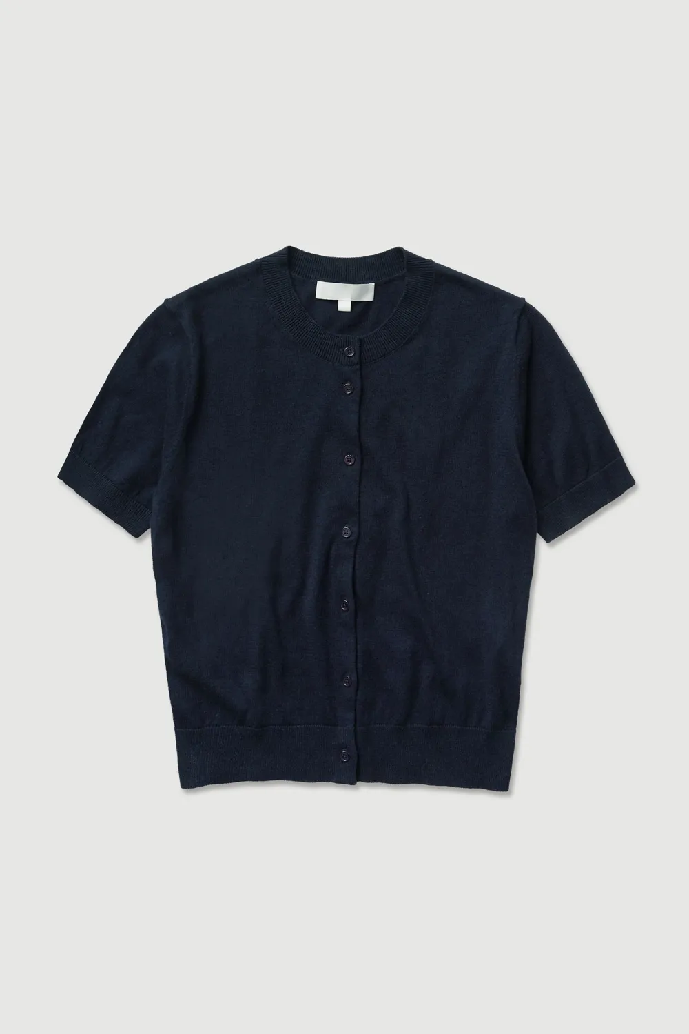 Ribbed Short Sleeved Pullover