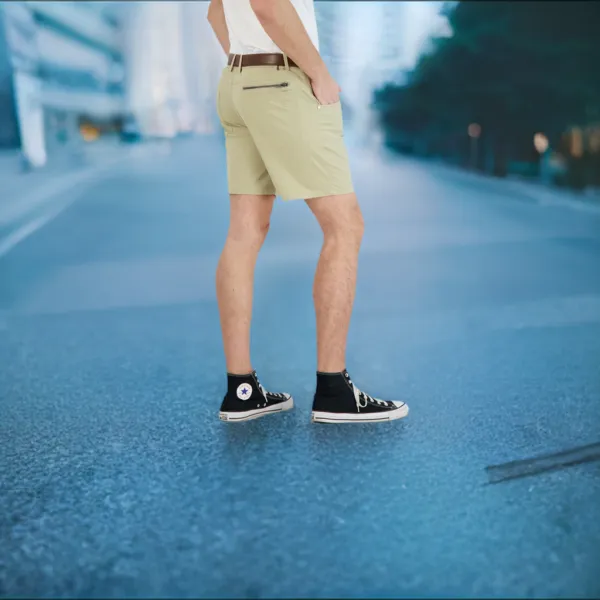 Easy Wear Stretch Denim Shorts
