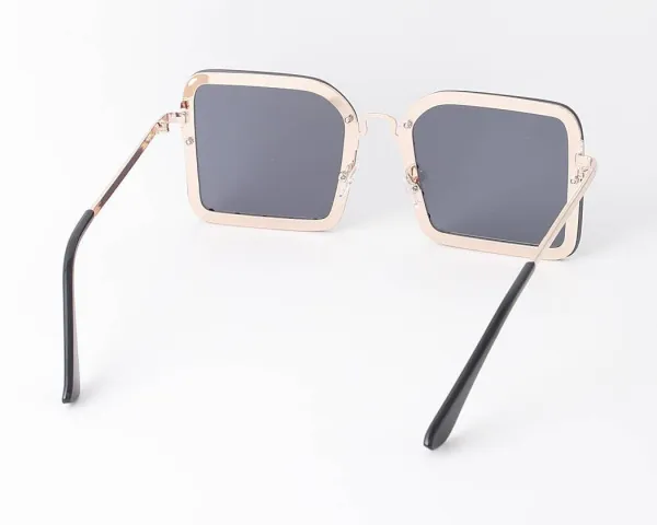 Bolted Frame Square Sunglasses
