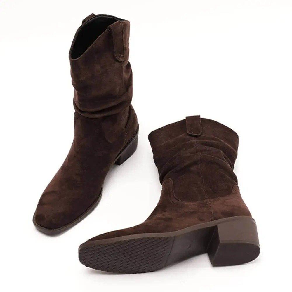 Midnight Paris Slouch Boots