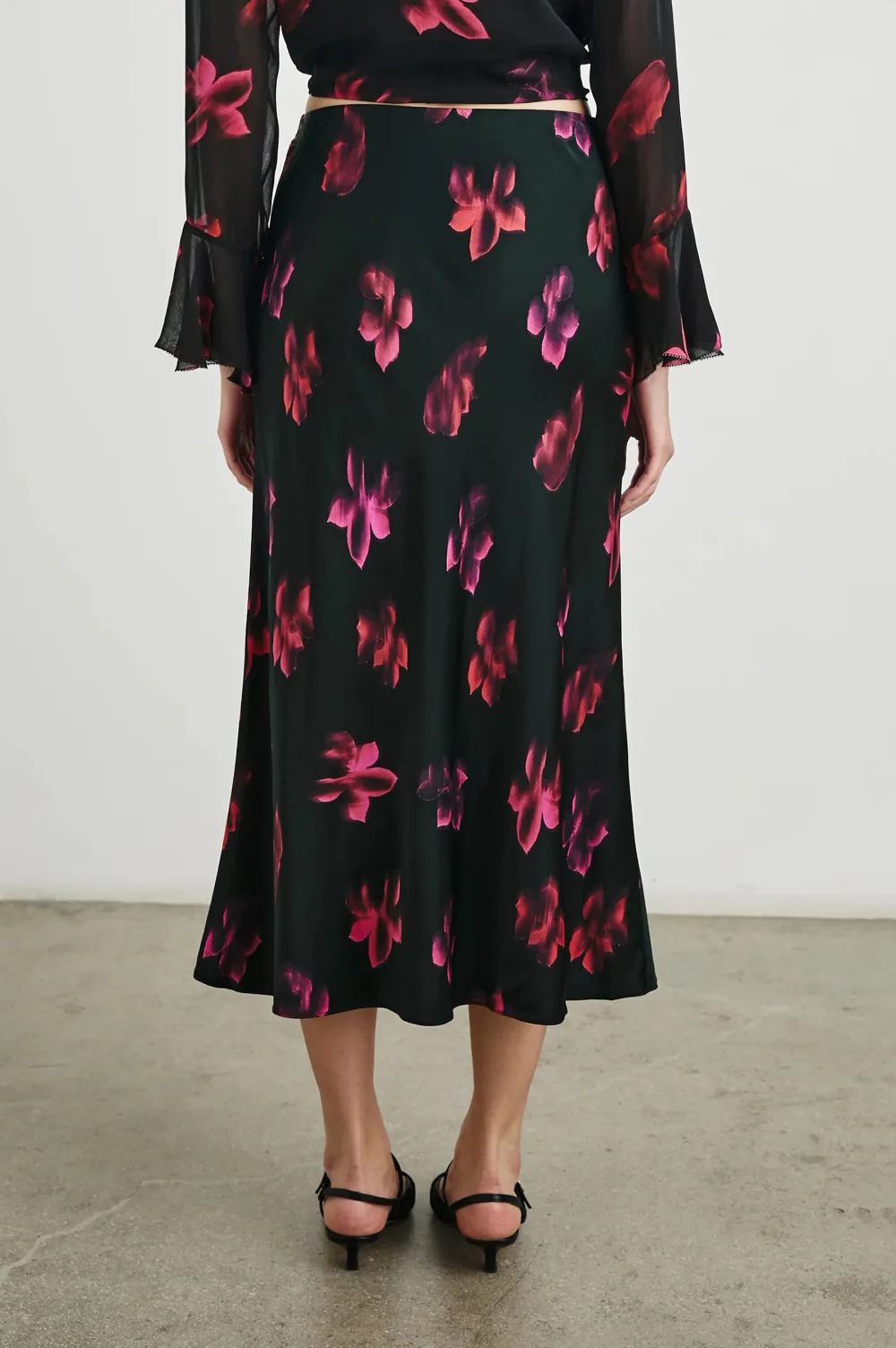 Art Print Women's Long A-Line Skirt