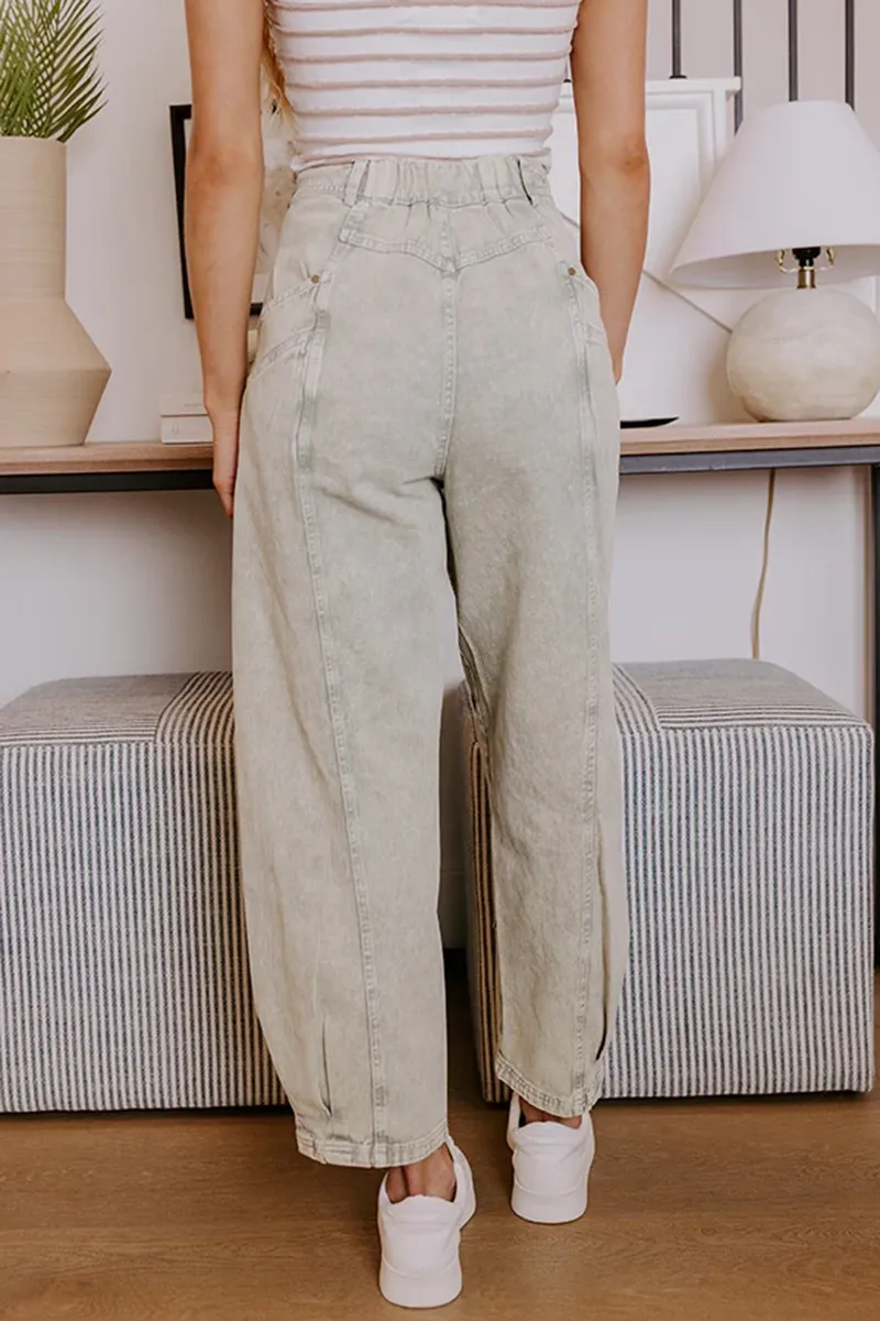 Straight-Leg Workwear Casual Trendy Women's Loose Trousers