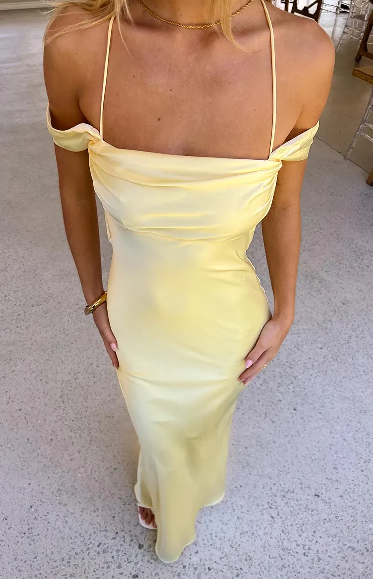 Satin Corset Flowy Maxi Dress