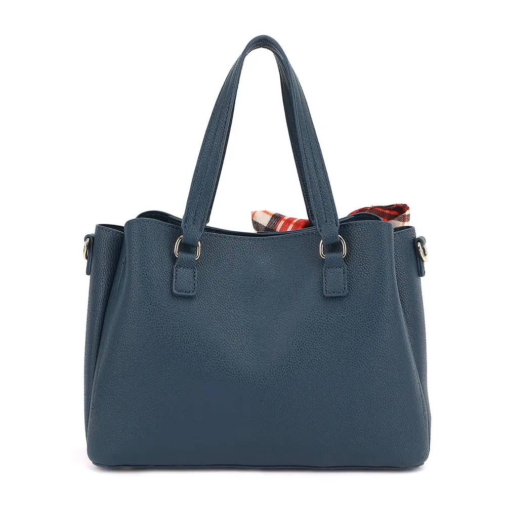 Triple Compartment Satchel Bag