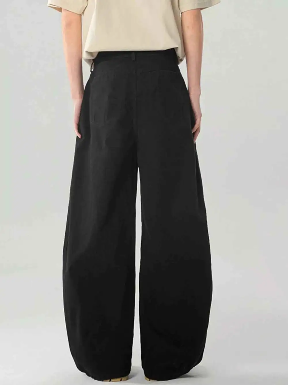 Pocketed Wide Leg Pants