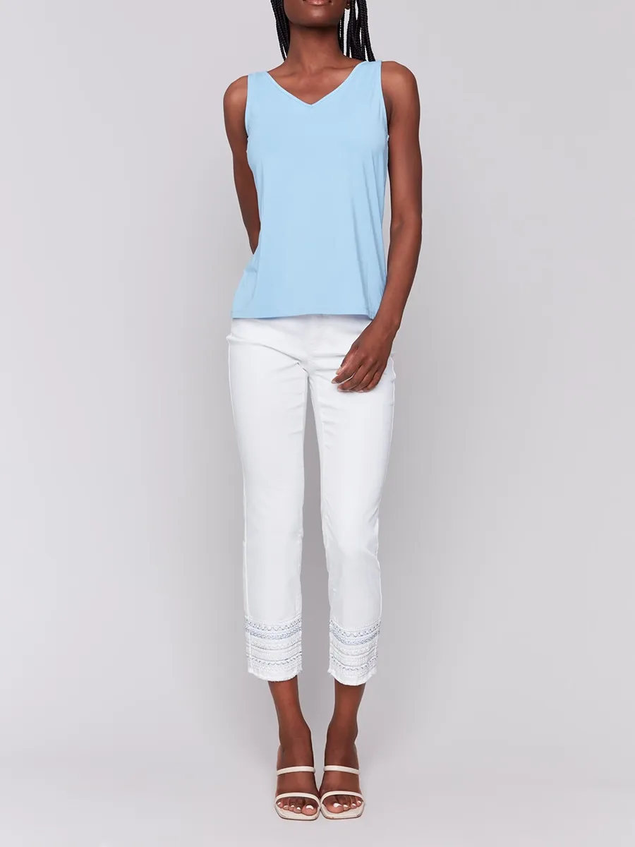 Straight-Leg Cotton Breathable Slim-Fit Jeans