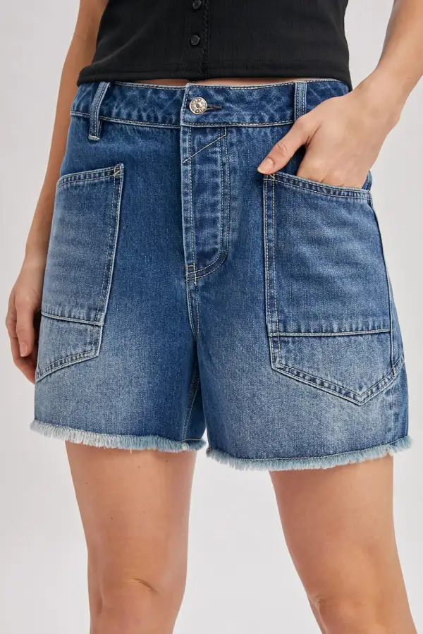 Modern Roomy Relaxed Cotton Blend Casual Shorts
