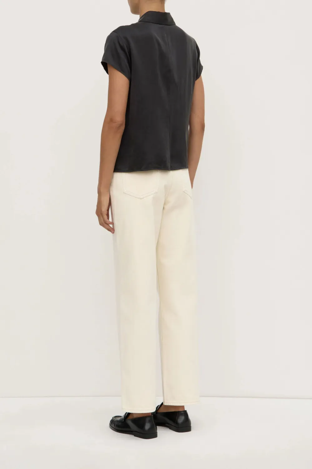 Women's Silk Short Sleeved Shirt