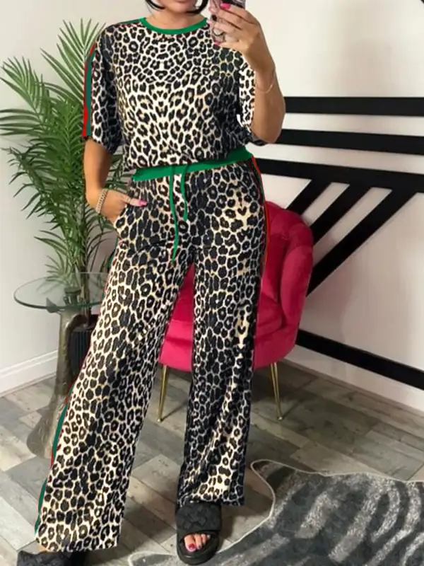 Leopard Print Leopard Jumpsuit