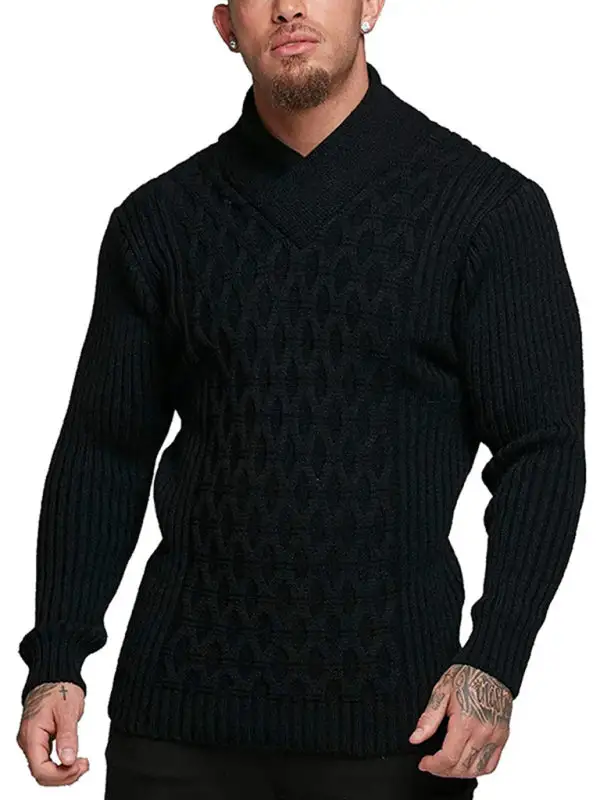 Knit Collared Sweater