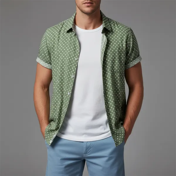 Relaxed Camp Collar Shirt
