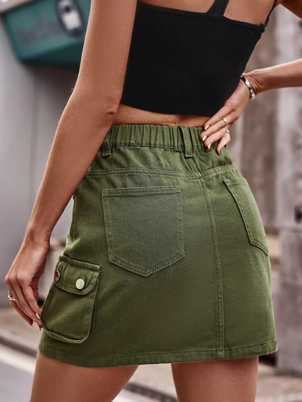 Mini Skirt with Pockets