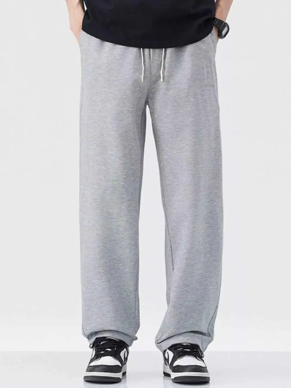 Drawstring Relaxed Fit Casual Pants