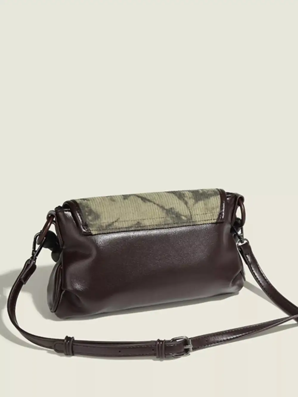 Beaded Handle Shoulder Bag