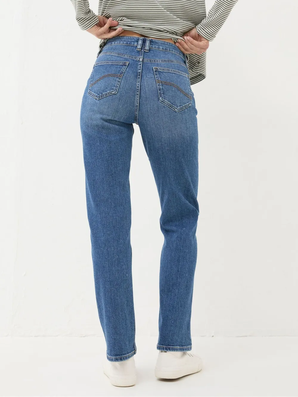 Carmel Blue Denim Comfort Straight Jeans