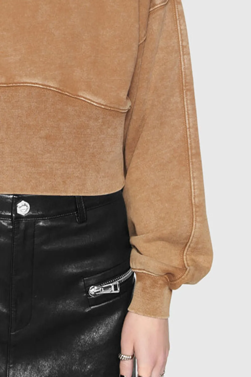 Stylish Zip-Up Collar Hoodie